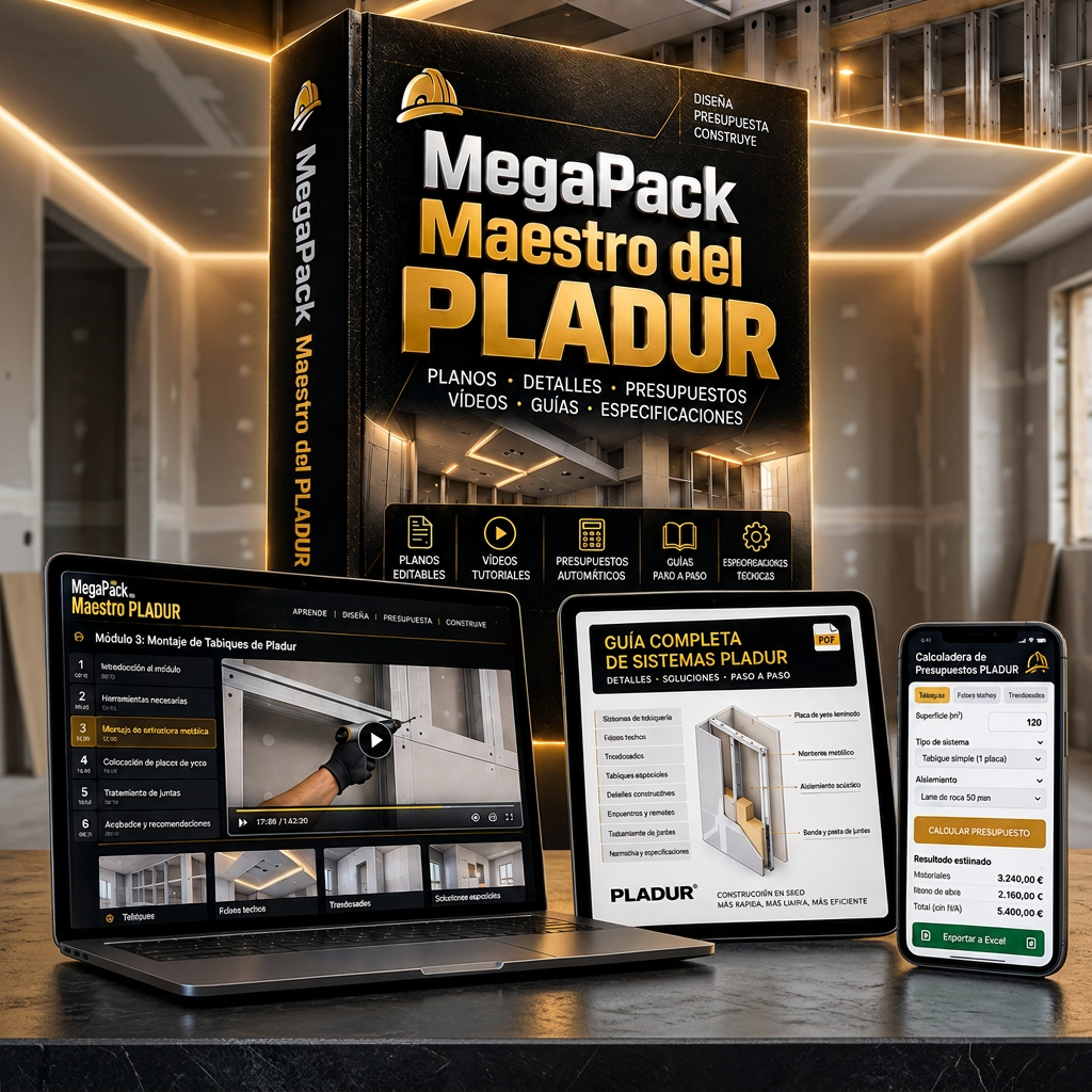 ✅ Megapack Maestro del Pladur 🧱👷‍♂️
